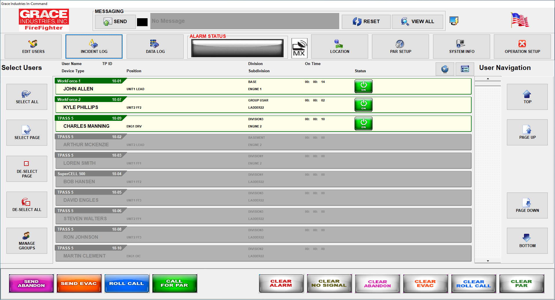 In-Command accountability software