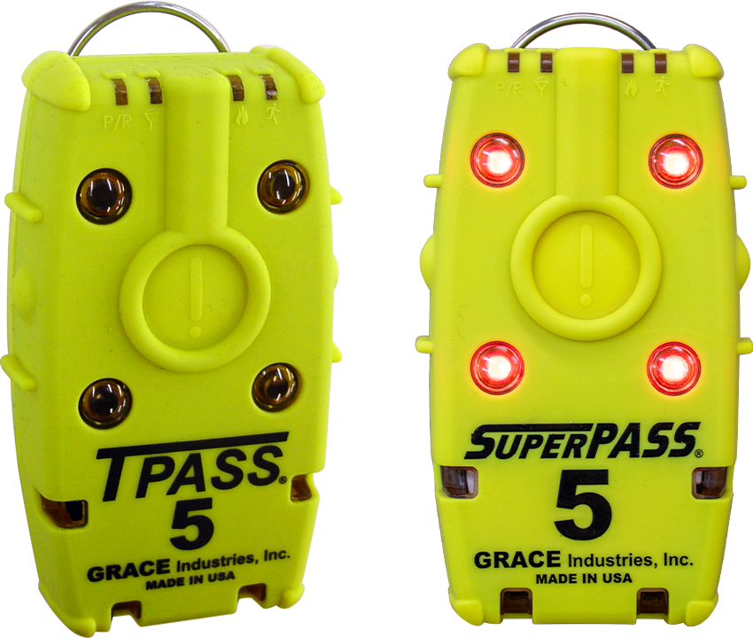 Grace firefighter PASS devices