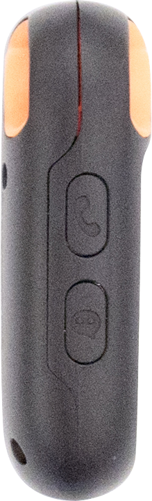 MicroCELL side view, showing the edge buttons and slim profile