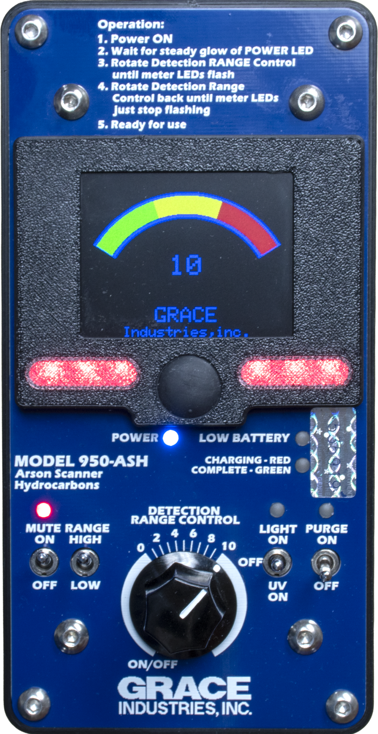 950-ASH-D digital display, dial view
